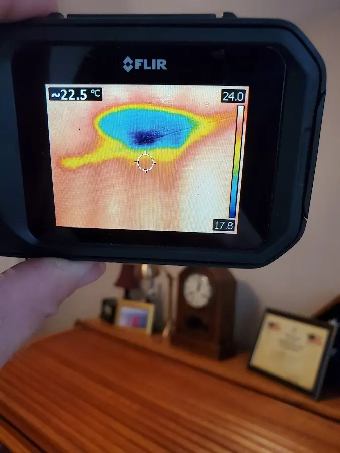 Thermal imaging inspection for water damage in Hawaiian Gardens